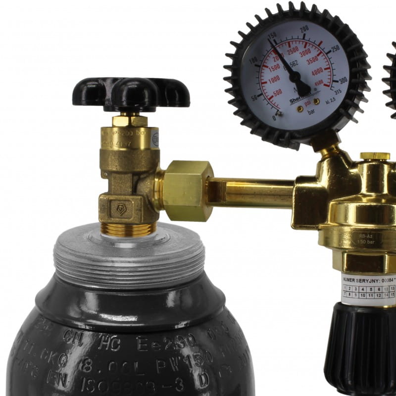 Bouteille Gaz de soudure pleine 5% Hydrogène 95% Azote Sans Contrat B10, 2,0m³