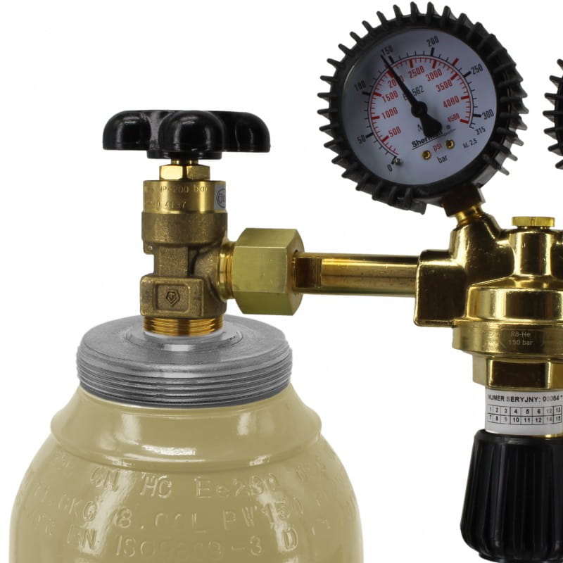 Bouteille Gaz de soudure pleine Hélium Sans Contrat B08, 1,6m³