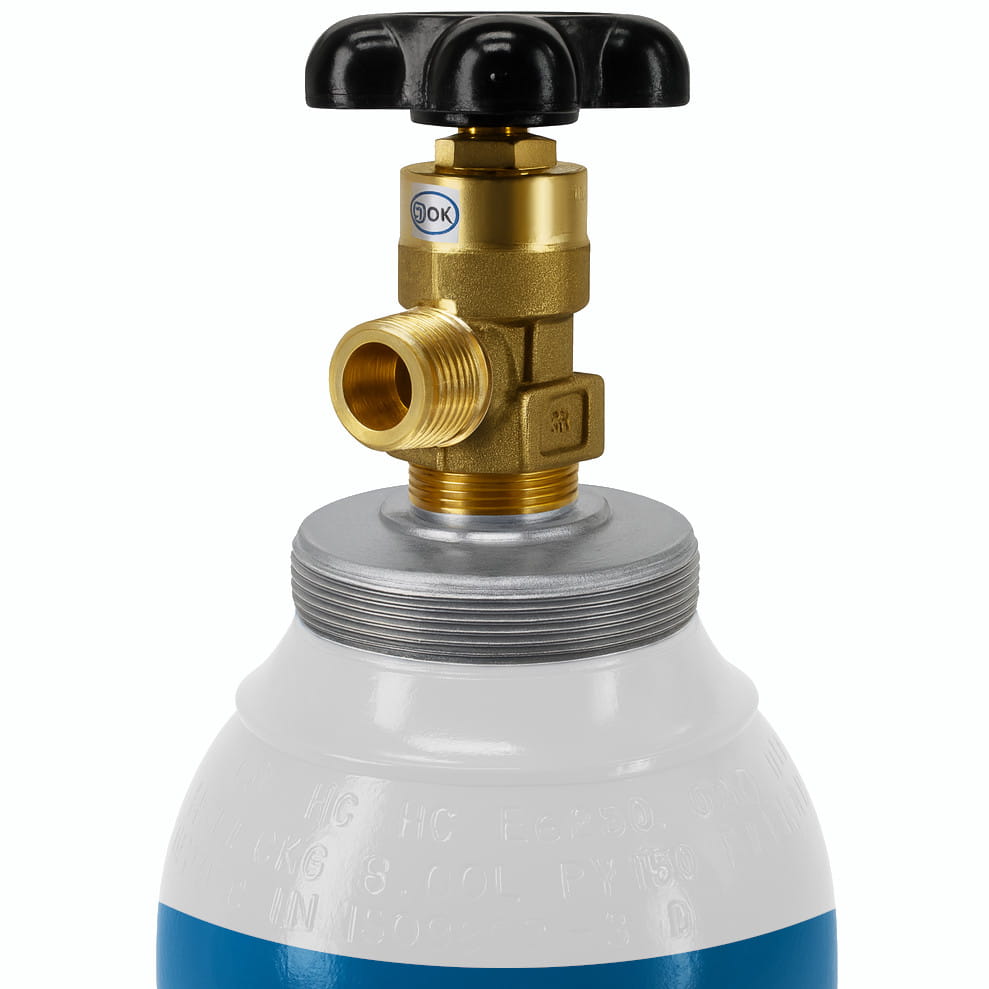 Bouteille Gaz de soudure pleine  Oxygène technique Sans Contrat B08, 1,6m³