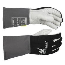 Gants de soudage noirs en cuir croûte bovin - Le Comptoir du Soudeur