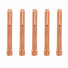 Pince porte électrode standard pour torche TIG SR-17/18/26 - L 50mm - ø 1mm - Lot de 5 pièces