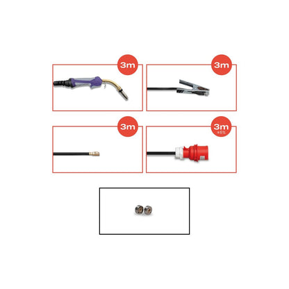 Poste à souder XPro MIG 350A -  ACIER/INOX/ALU -380V - SYNERGIQUE - Garantie 5 ans