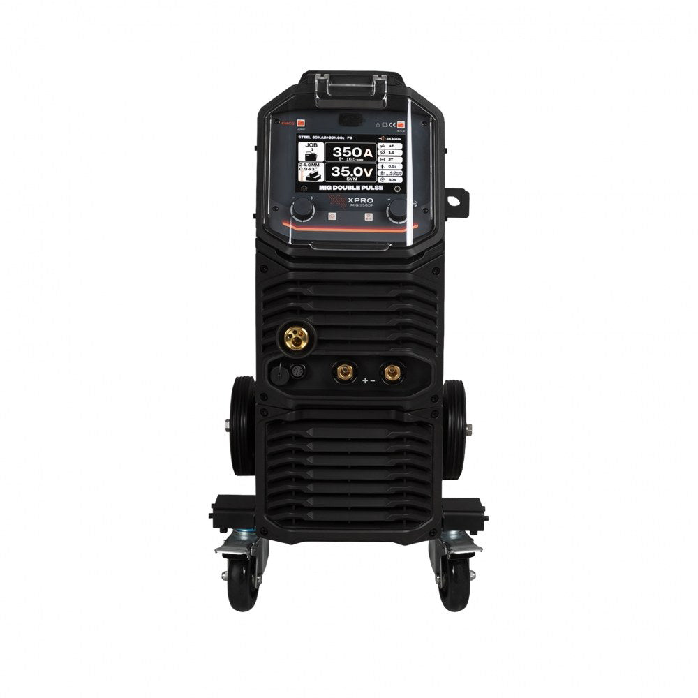 Poste à souder XPro MIG DOUBLE PULSE ( La rapidité du MIG, la finition d’un cordon TIG ) 350A -  ACIER/INOX/ALU -380V - SYNERGIQUE - Garantie 5 ans