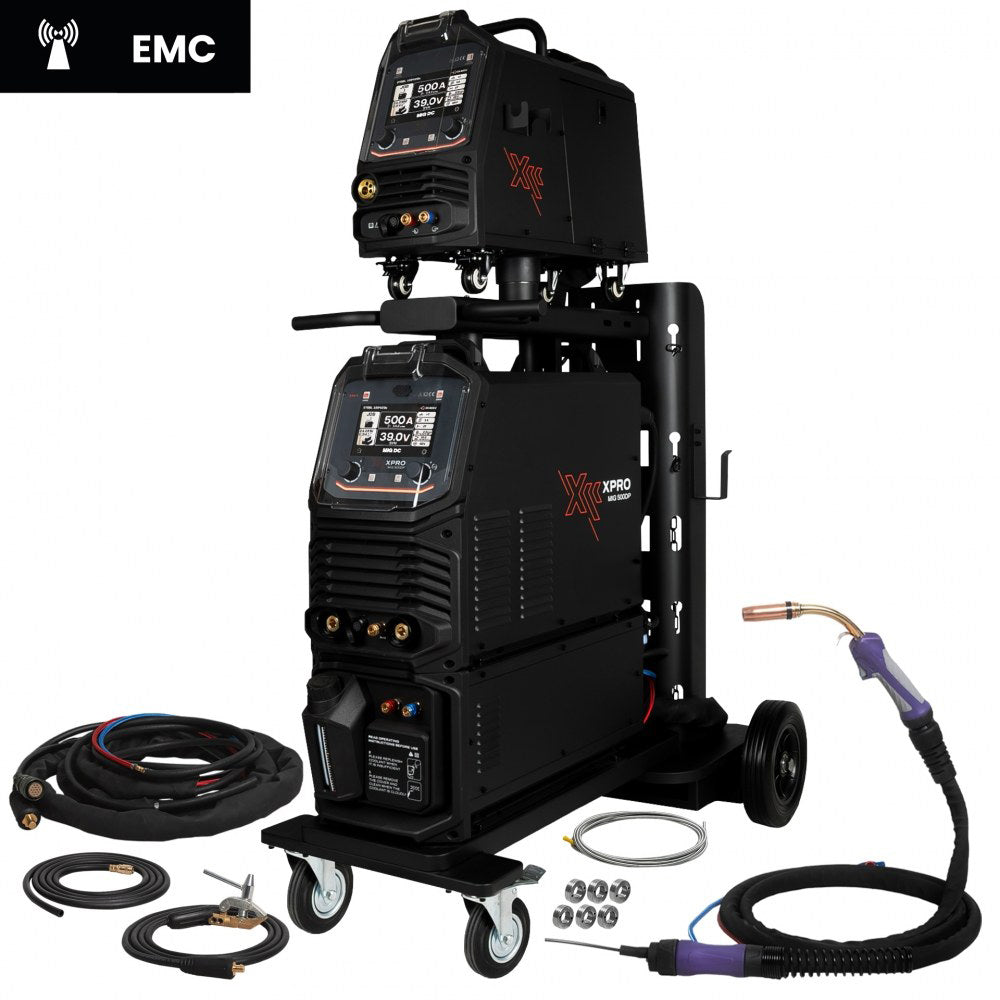 Poste à souder XPro MIG DOUBLE PULSE ( La rapidité du MIG, la finition d’un cordon TIG ) 500A - ACIER/INOX/ALU - 380V - SYNERGIQUE - Garantie 5 ans