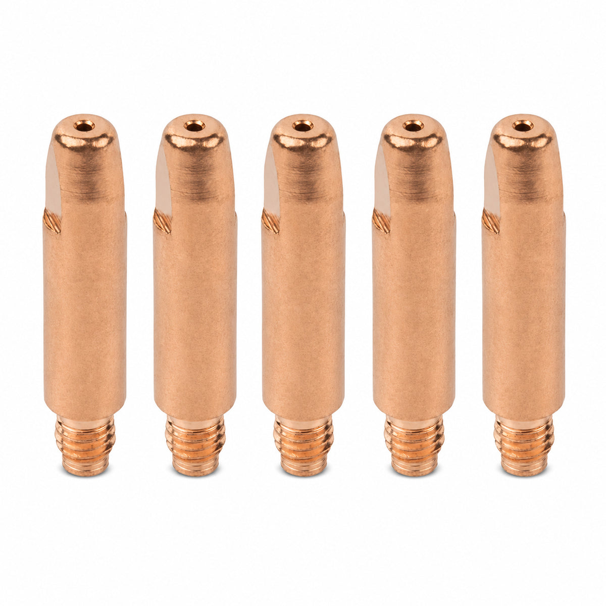 Tube contact aluminium pour torche MIG/MAG MB-36 - M6x28 mm - Lot de 5 pièces