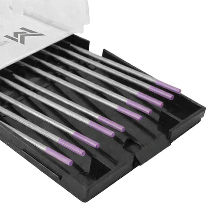 Électrodes tungstène WX3 175 mm - Lot de 10 pièces (Violette) - Le Comptoir du Soudeur