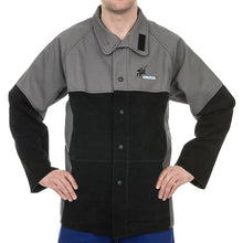 Veste de soudage grise en coton ignifugé - Le Comptoir du Soudeur