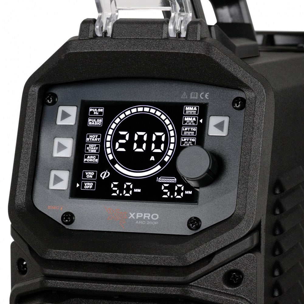 Poste à souder MMA - Soudage à l'électrode - XPro PULSE 200A à 60% - 220V - Plus de contrôle, moins de projections et des soudures plus propres -Garantie 5 ans