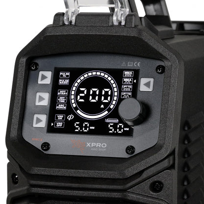 Poste à souder MMA - Soudage à l'électrode - XPro PULSE 200A à 60% - 220V - Plus de contrôle, moins de projections et des soudures plus propres -Garantie 5 ans