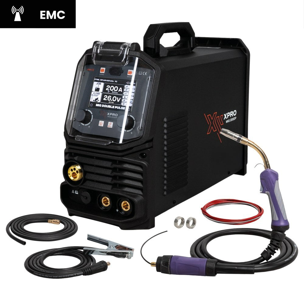 Poste à souder XPro MIG DOUBLE PULSE ( La rapidité du MIG, la finition d’un cordon TIG ) 200A -  ACIER/INOX/ALU - 220V - SYNERGIQUE - Garantie 5 ans