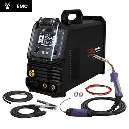 Poste à souder XPro MIG DOUBLE PULSE ( La rapidité du MIG, la finition d’un cordon TIG ) 200A -  ACIER/INOX/ALU - 220V - SYNERGIQUE - Garantie 5 ans