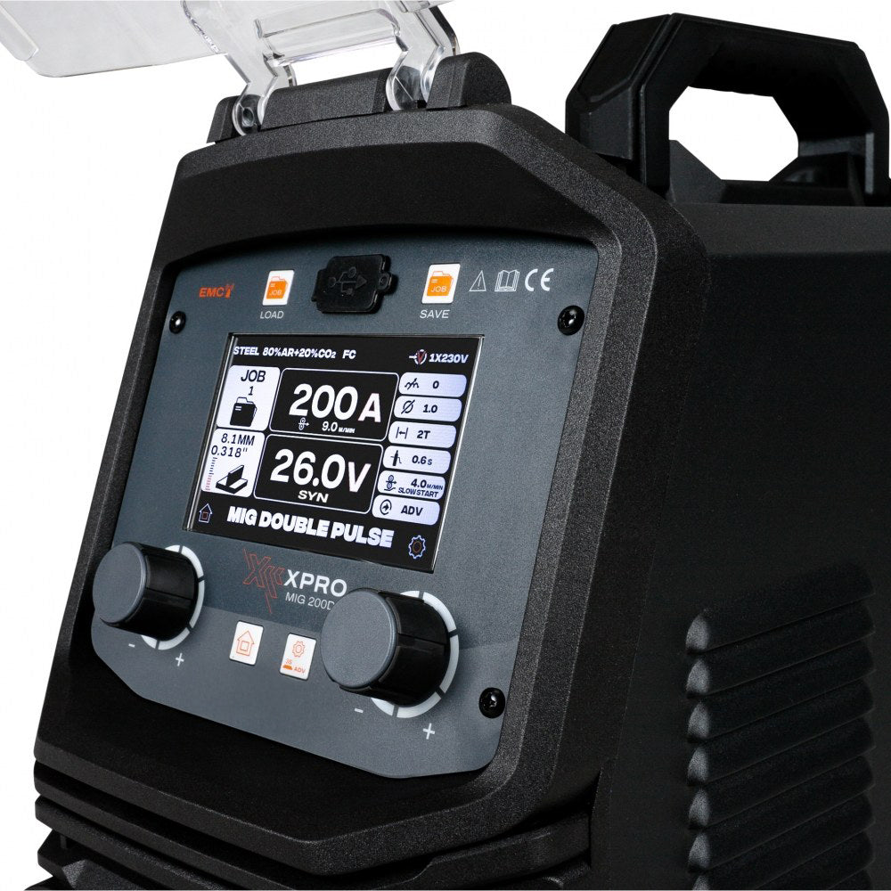 Poste à souder XPro MIG DOUBLE PULSE ( La rapidité du MIG, la finition d’un cordon TIG ) 200A -  ACIER/INOX/ALU - 220V - SYNERGIQUE - Garantie 5 ans