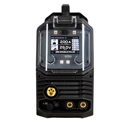 Poste à souder XPro MIG DOUBLE PULSE ( La rapidité du MIG, la finition d’un cordon TIG ) 200A -  ACIER/INOX/ALU - 220V - SYNERGIQUE - Garantie 5 ans