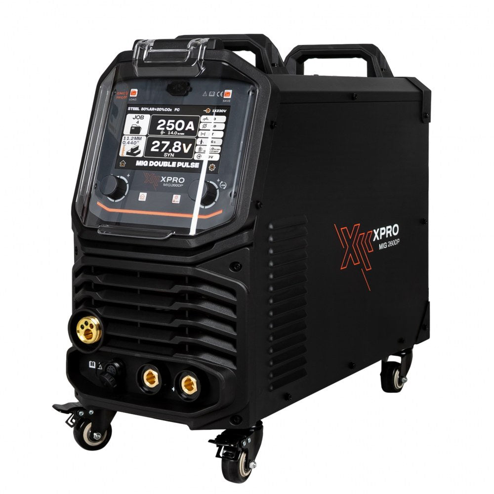 Poste à souder XPro MIG DOUBLE PULSE ( La rapidité du MIG, la finition d’un cordon TIG ) 260A -  ACIER/INOX/ALU - 220V - SYNERGIQUE - Garantie 5 ans