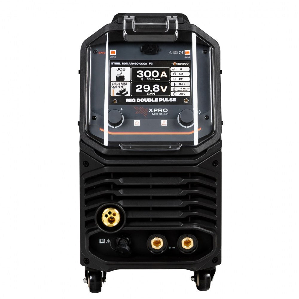 Poste à souder XPro MIG DOUBLE PULSE ( La rapidité du MIG, la finition d’un cordon TIG ) 300A -  ACIER/INOX/ALU - 380V - SYNERGIQUE - Garantie 5 ans