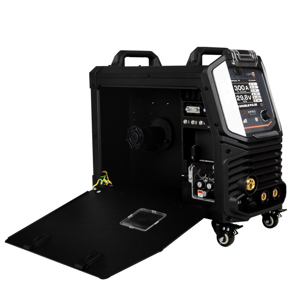 Poste à souder XPro MIG DOUBLE PULSE ( La rapidité du MIG, la finition d’un cordon TIG ) 300A -  ACIER/INOX/ALU - 380V - SYNERGIQUE - Garantie 5 ans