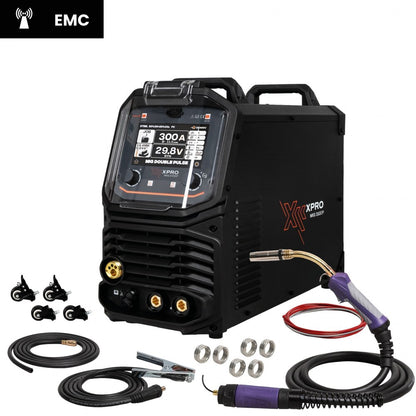 Poste à souder XPro MIG DOUBLE PULSE ( La rapidité du MIG, la finition d’un cordon TIG ) 300A -  ACIER/INOX/ALU - 380V - SYNERGIQUE - Garantie 5 ans