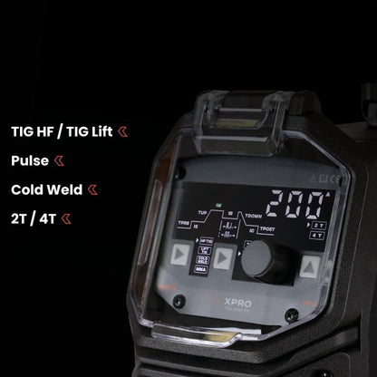 Poste à souder XPro TIG DC PULSE - 200A - ACIER/INOX - 220V - Garantie 5 ans