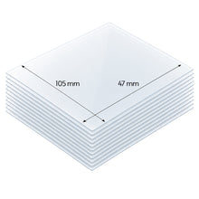 Écrans polycarbonates incolores 105x47 mm - Lot de 10 pièces - Le Comptoir du Soudeur