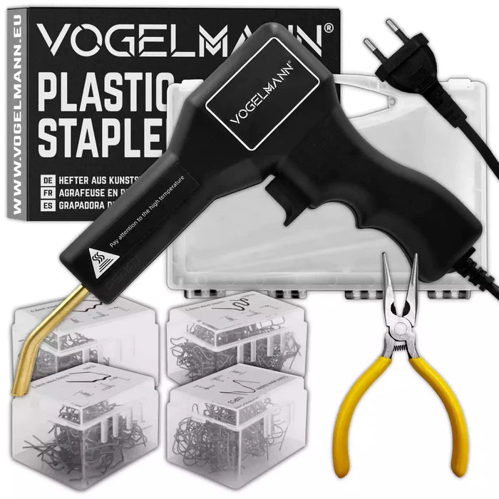 Agrafeuse en plastique Vogelmann, pistolet de réparation de plastique 50W - Le Comptoir du Soudeur